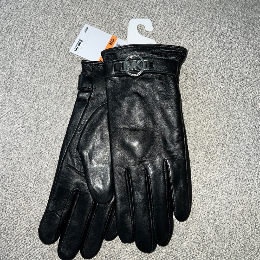 Michael Kors leather women gloves